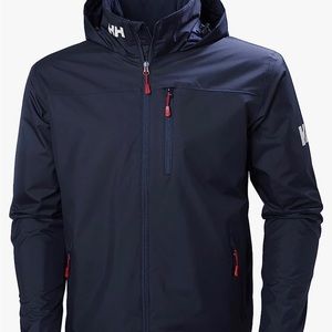 Helly Hansen Navy Blue crew midlayer sailing jacket